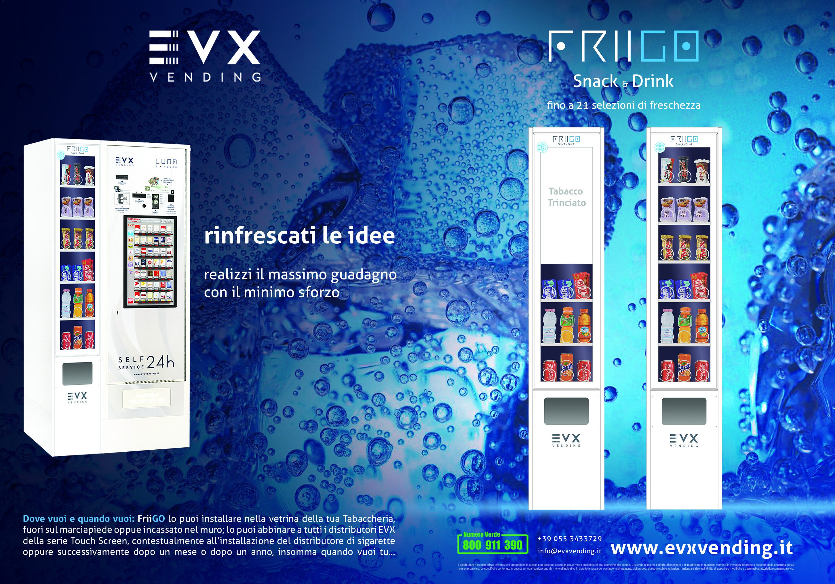 distributore automatico di sigarette evx